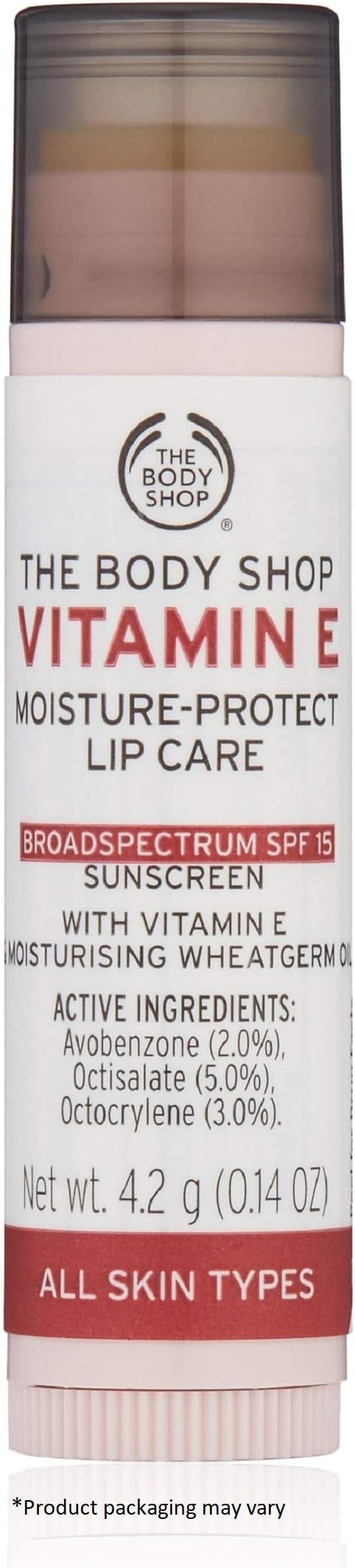 The Body Shop Vitamin E Lip Care Stick SPF 15 - Soothes dry lips.