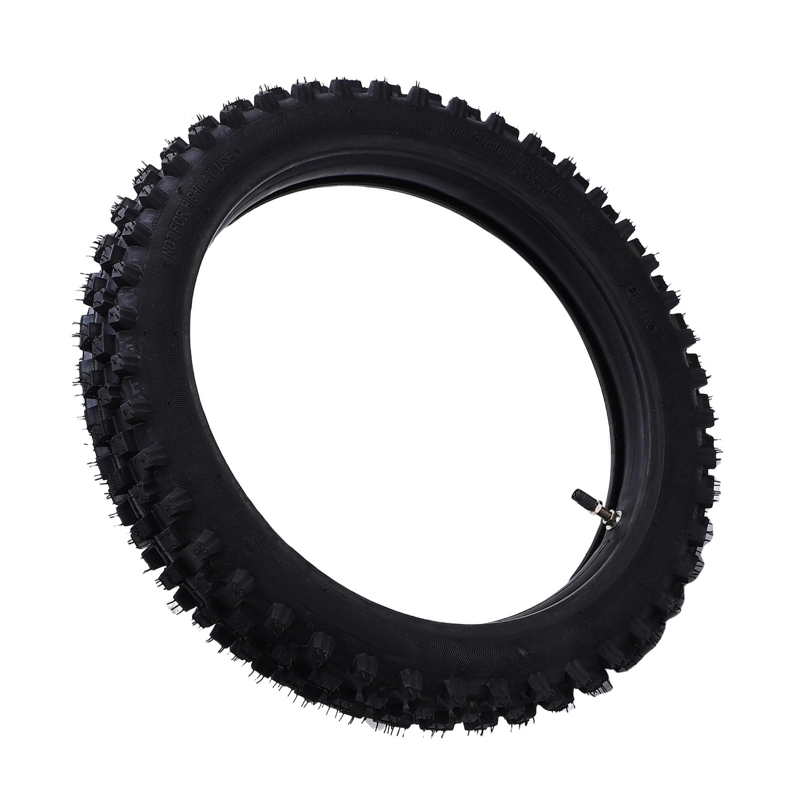 Keenso Pneumatici Moto Pneumatico Anteriore Camera d'Aria di Ricambio in Gomma 14 Pollici 2.50 14 Set di Ruote Anteriori con Valvola Diritta TR87 per Pit Dirt Bike CRF70 CRF110 XR70 KLX110