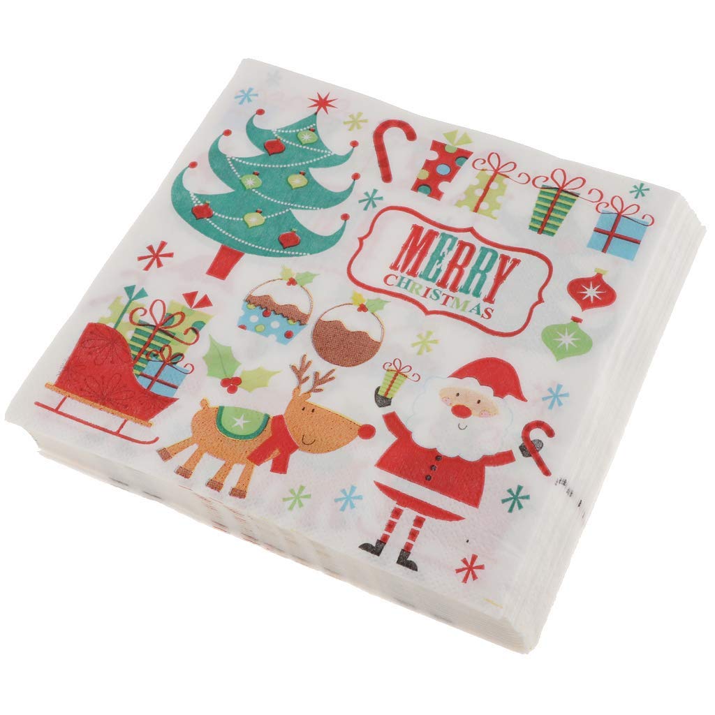 Lot De 100 Serviettes En Papier Jetables En Forme De