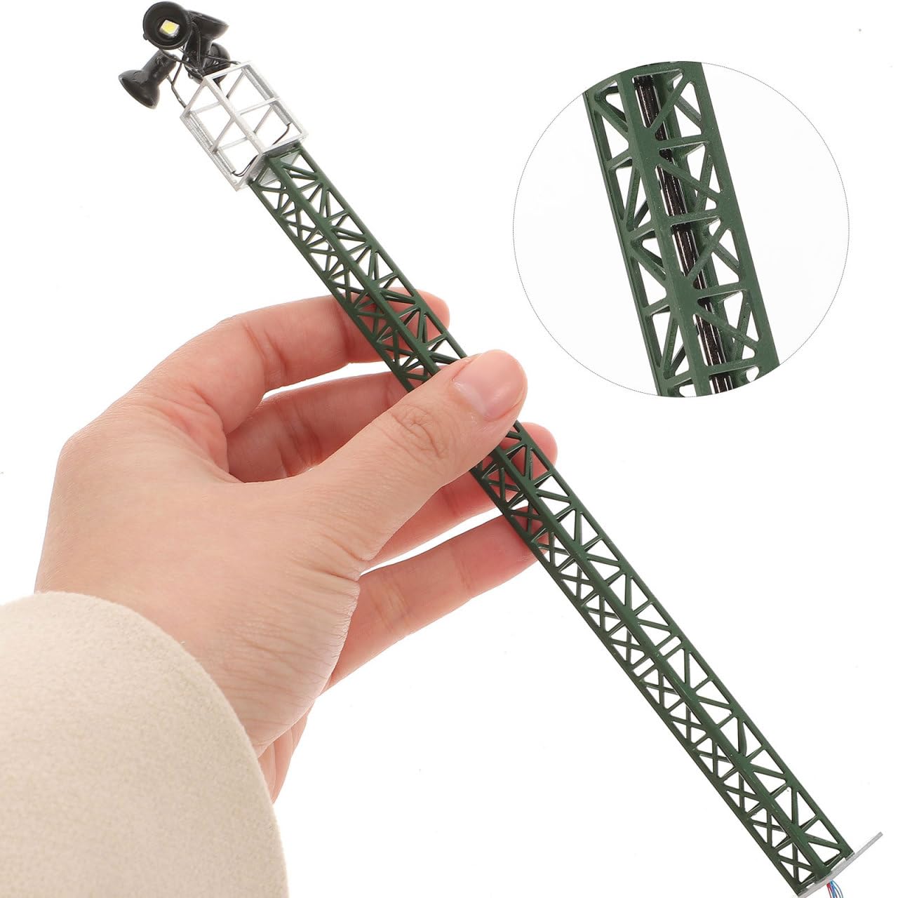 Modèle De Signalisation Lumineuse De Train Miniature 8.46 Pouces Décoration pour Maquette Ferroviaire Et Table De Sable Mini Maison Accessoires De Modélisme
