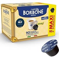 Caffè Borbone Miscela Blu - 90 capsule - Compatibili con le Macchine a marchio Nescafè®* Dolce Gusto®*