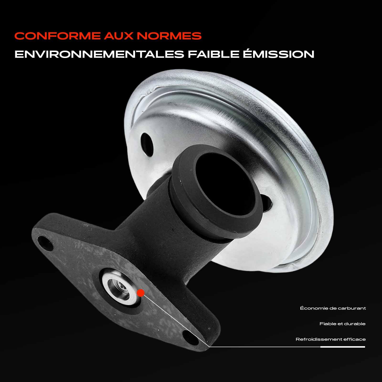 Frankberg Vanne EGR (Recirculation des gaz d'échappement) 9638374480 | Compatible avec: Ulysse 179, C8 EA EB, Phèdre 179, 807 EB