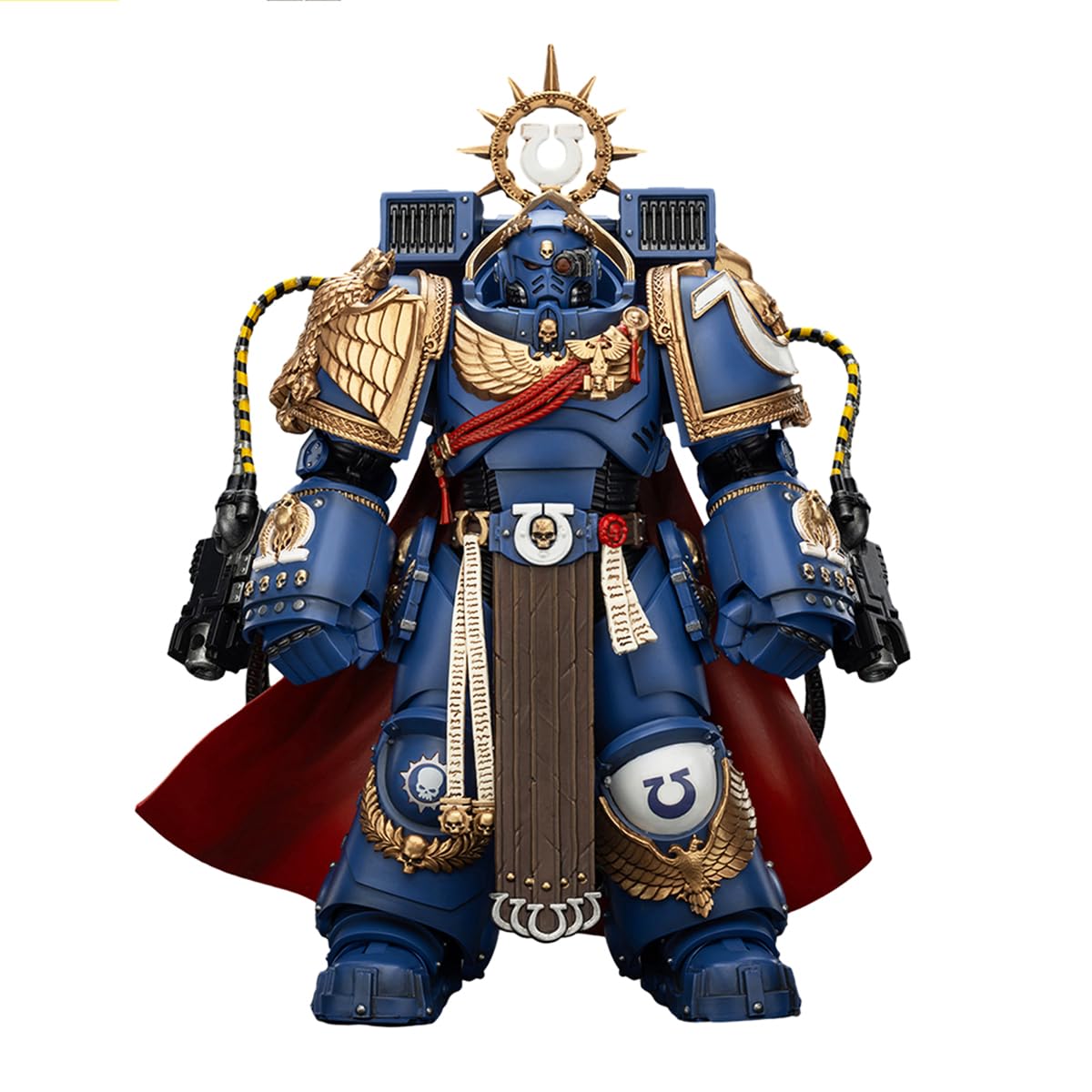 JOYTOY Warhammer 40K 5" 1/18 Action Figure SpaceMarine Ultramarines Marneus Calgar, Chapter Master with MKX Gravis Armour and Gauntlets of Ultramar — image 1