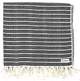 Sand Cloud Large Turkish Beach Towel - Peshtemal Cotton - Great for Beach Bath or as a Blanket - As...