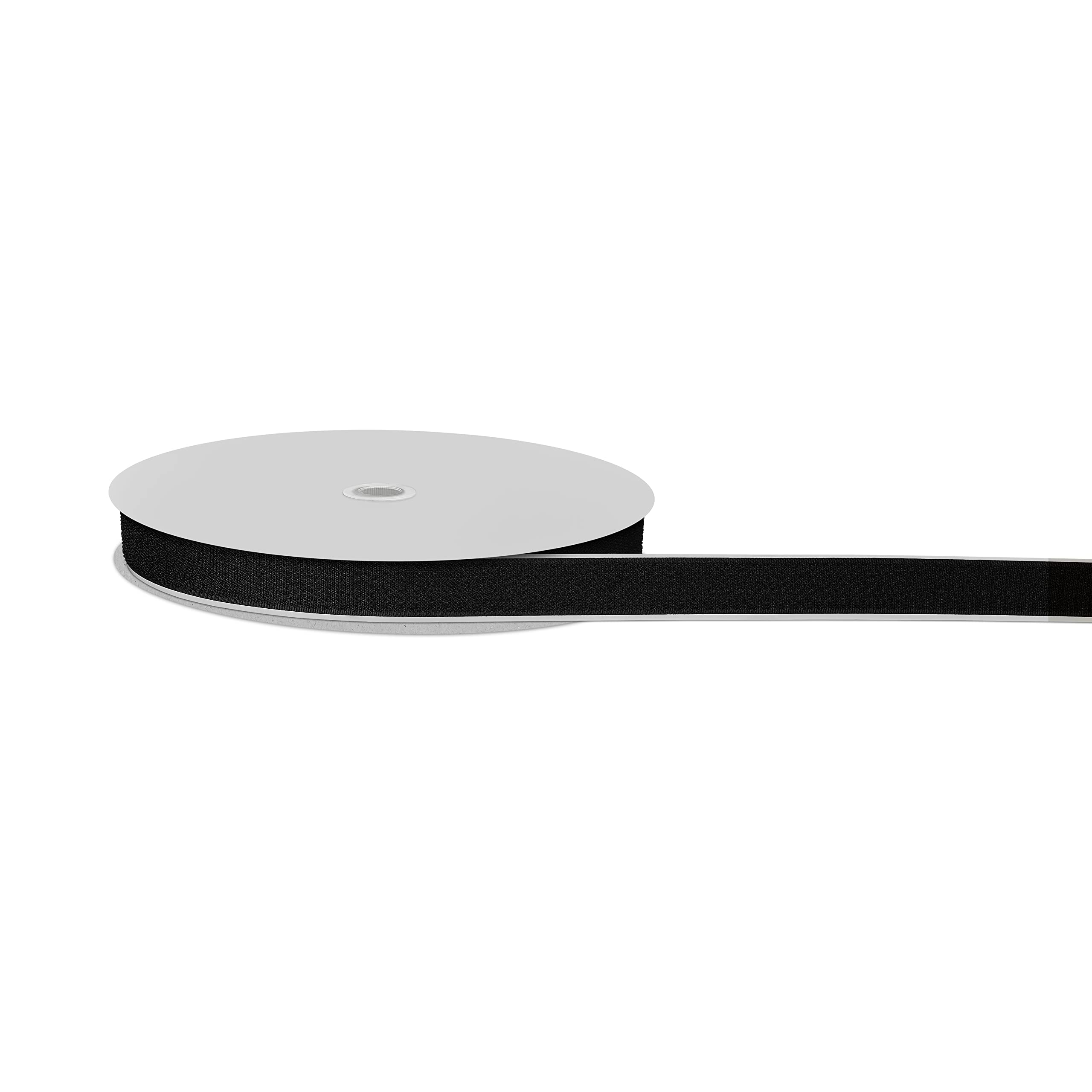 Basetech STD-LH25/1M Klettband Zum Aufkleben Haft- Und Flauschteil (L X B) 1000 Mm X 25 Mm Schwarz 1