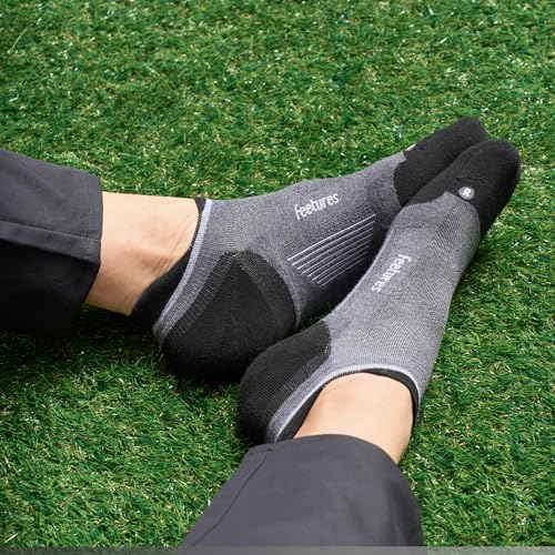 Image of Feetures Elite Golf Max Cushion Tab Ankle Socks - Sport Sock with Targeted Compression