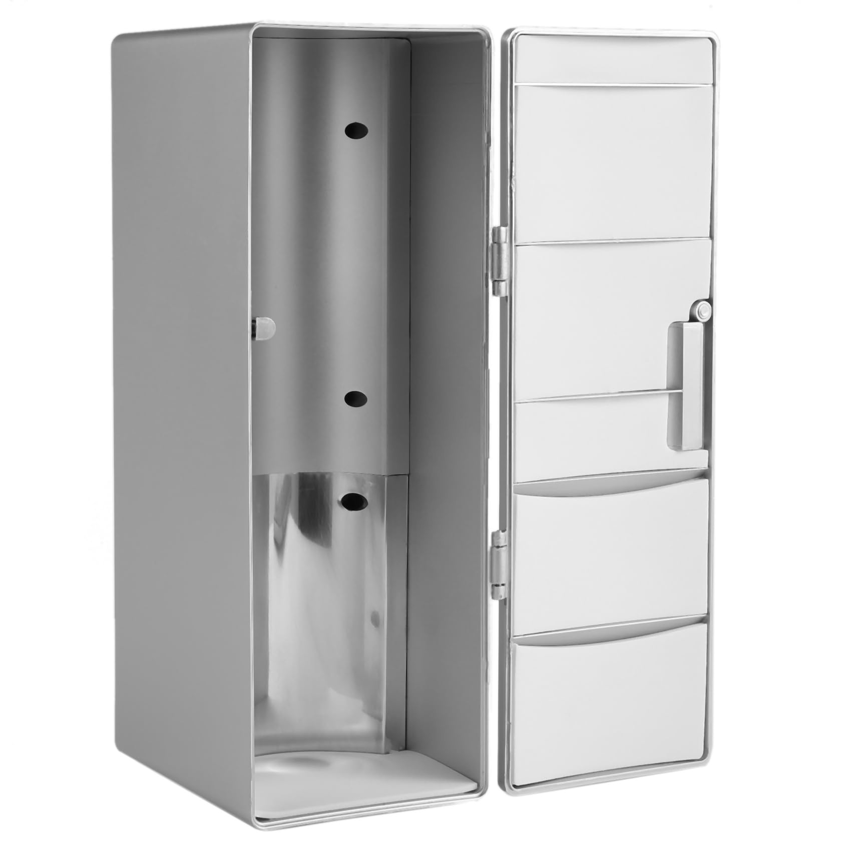 Wuden 2X Refrigerator Mini USB Fridge Freezer Cans Drink Beer Cooler Warmer Travel Refrigerator Icebox Car Office Use Portable