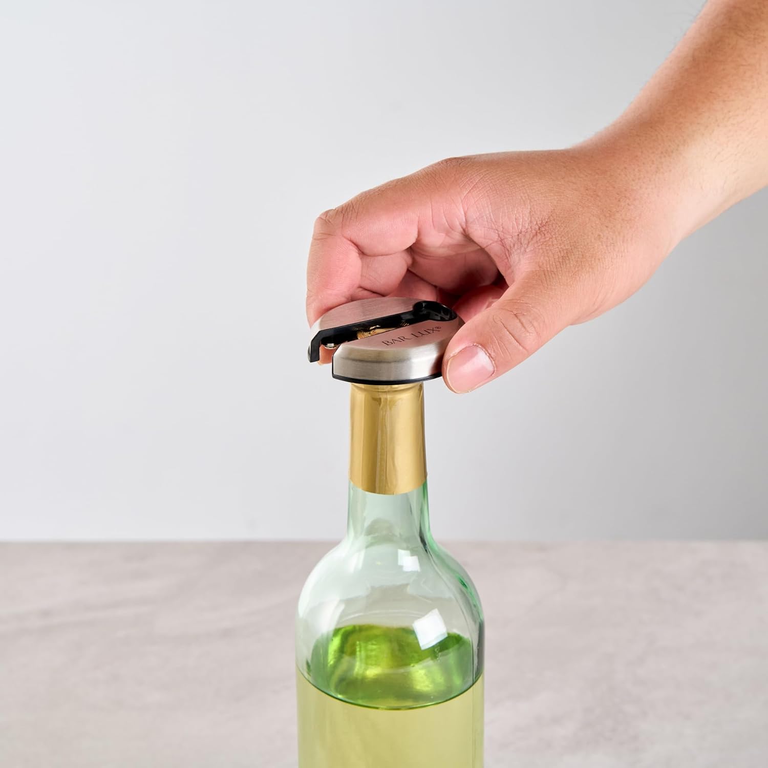 Restaurantware-Bar Lux Foil Cutter, 1 Wine Bottle Opener Accessory - Magnetic, Dual Razor-Sharp Blades, Stainless Steel Bottle Seal Remover, Ergonomic Design, For Wine Lovers - Image 5