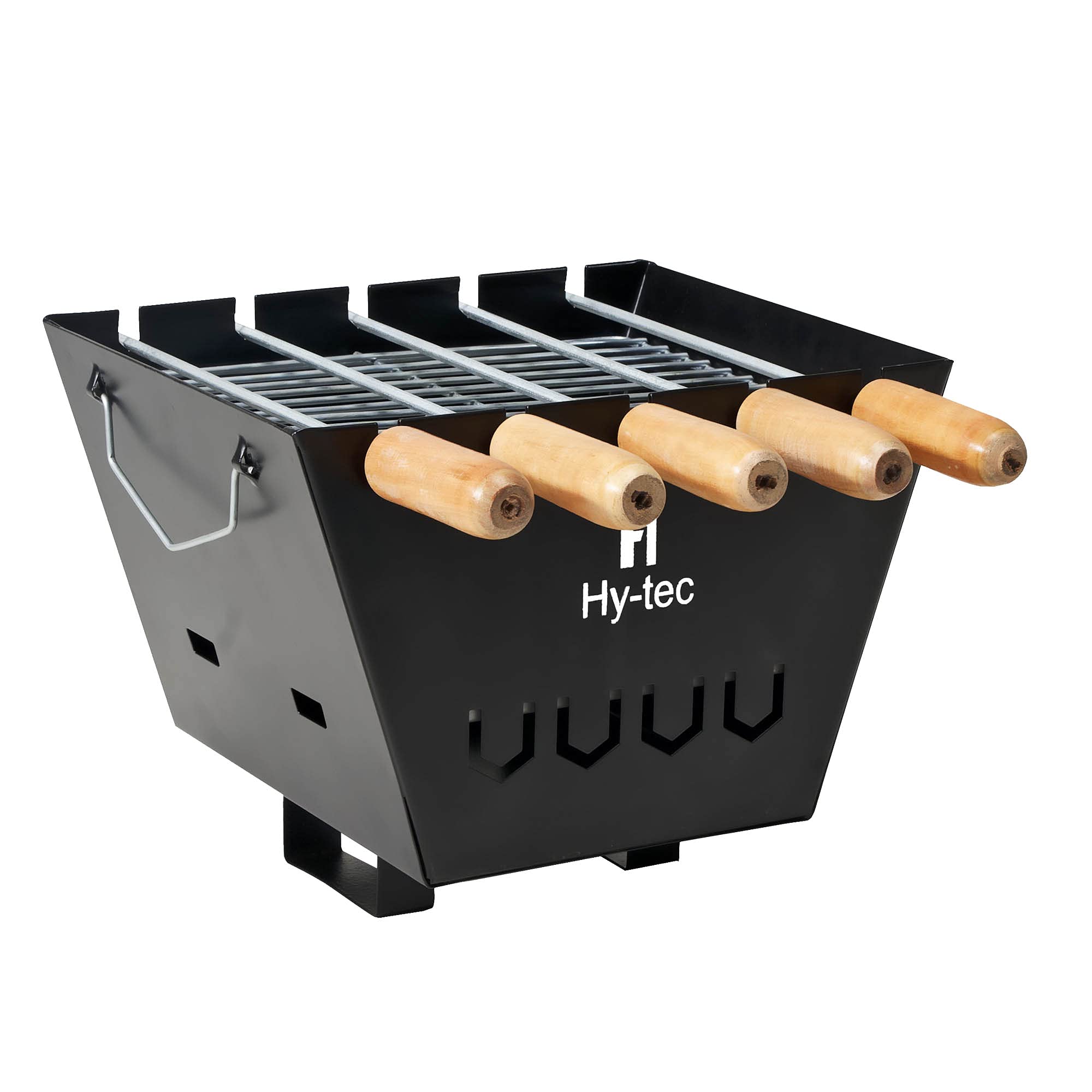 H Hy-tec Device Hybb - Instant Lite Charcoal Grill Barbeque with 5 Skewers & Charcoal Tray Stellar Black Free Standing (B09882RQ4C) Amazon Price History, Amazon Price Tracker