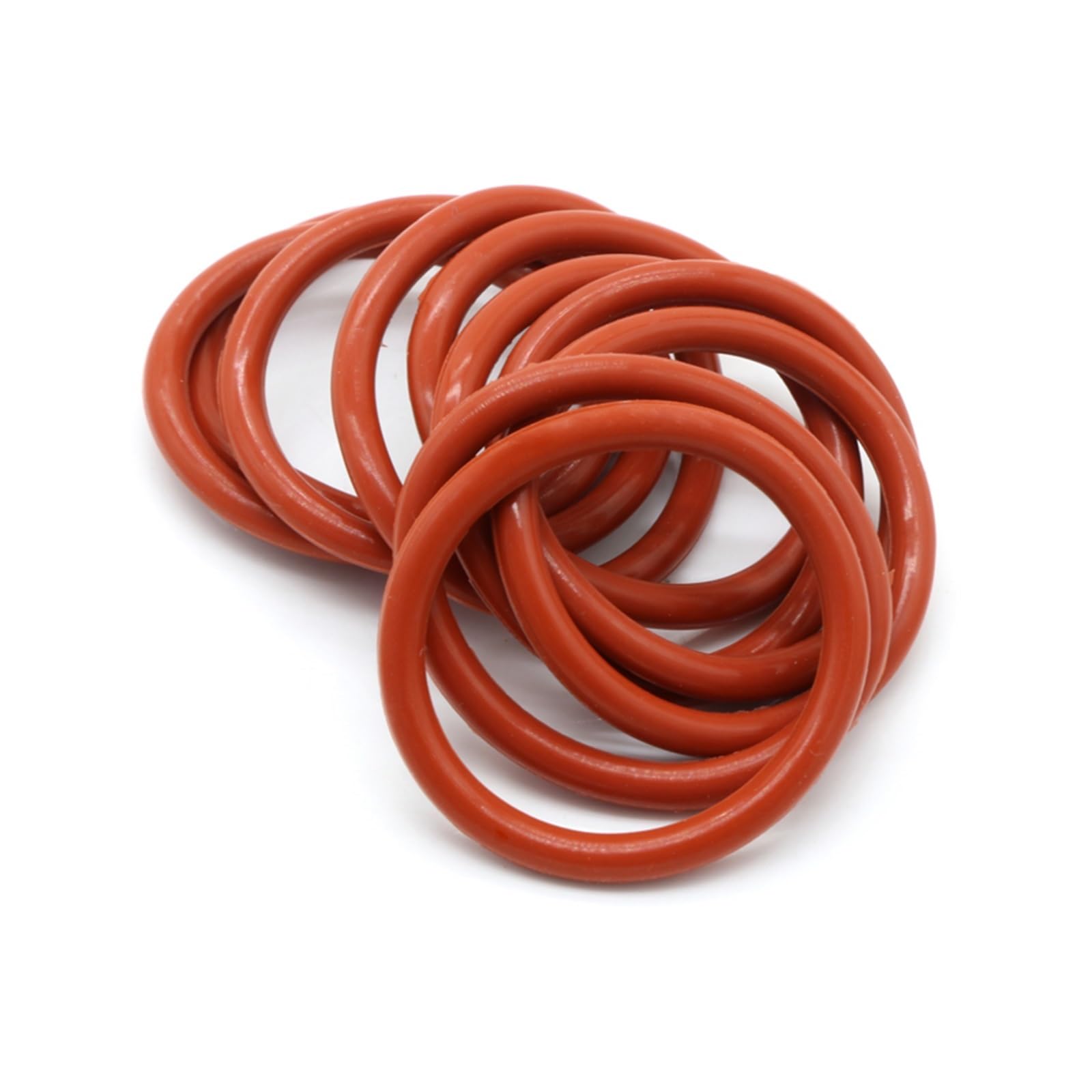 CS 5mm, Kolor Czerwony Guma Silikonowa O-ring | 355x5(1pcs)