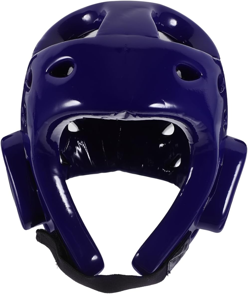 Helmet for Kids Adult Helmet Eva Helmet for Kickboxing Children Protective Gear Kid's Helmet for Boxing Headgear Combination Protective Gear Red