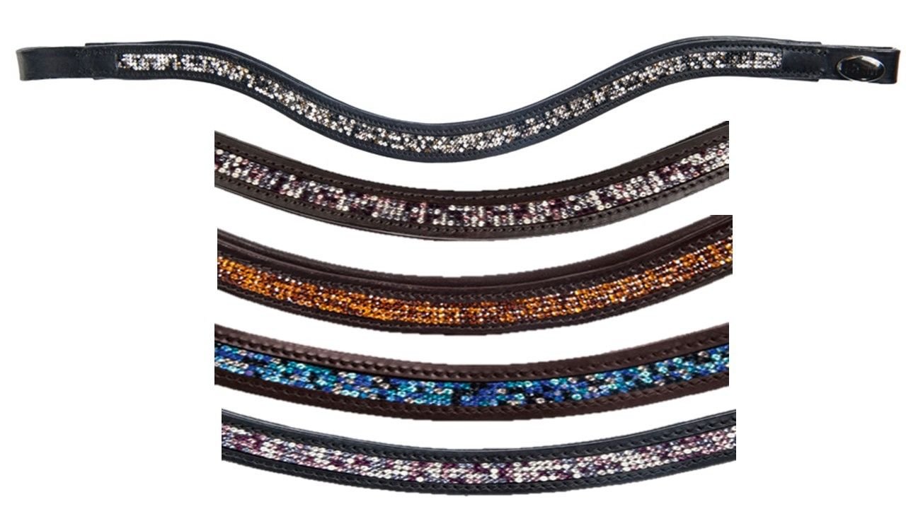 HKM Amanda Sweatband Schwarz/Navy Pony