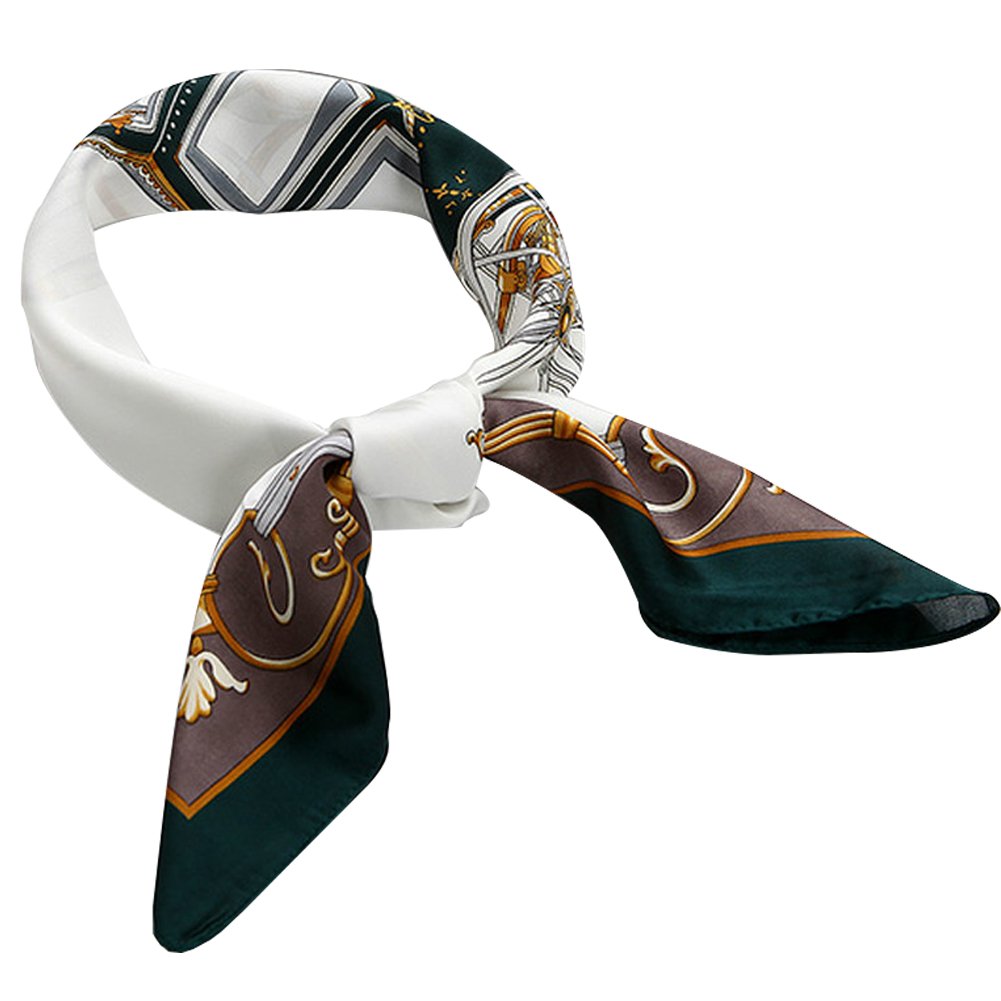 Women's Part Silk Chiffon Polyester Soft Large Square Scarf Set Head Neck Multiuse Solid Colors Available