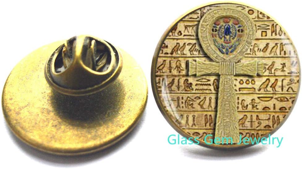 Spilla a forma di croce di Ankh egiziana, gioielli dell'antico Egitto