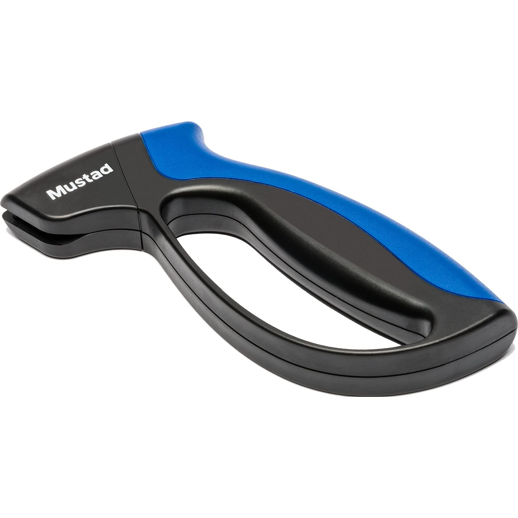 Mustad Knife Sharpener Ergonomic Handle Textured Grip Carbide Sharpening Edges