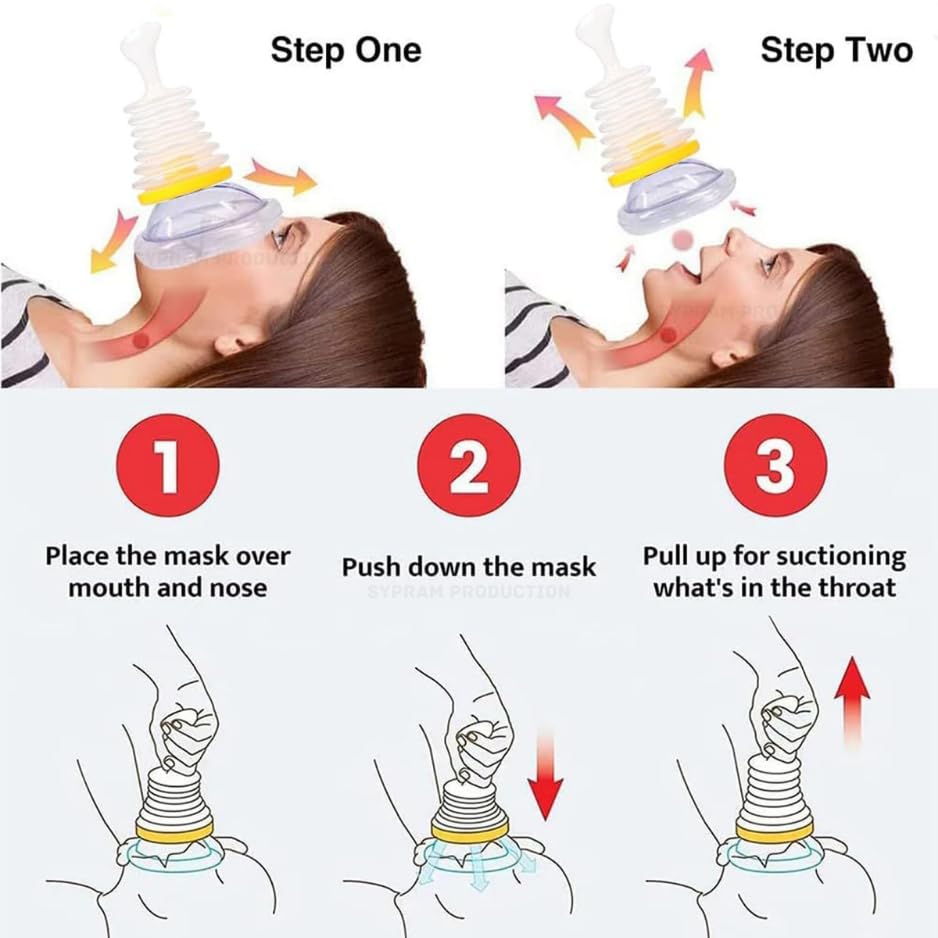 Automatic Choking Rescue Device for Kids and Adults,Rescue Device Home, Anti Choking Device for Kids and Adults, Kit for Adults and Children, Plastic,Choking Device (small Choking) - Image 2 thumbnail