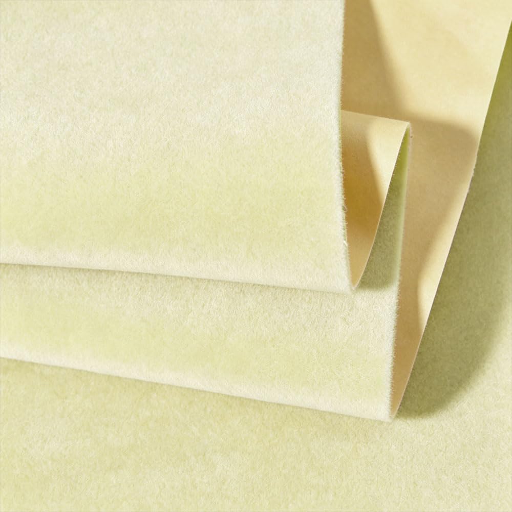 20cmx148cm Beige Felt Fabric Self Adhesive Felt Sheet Sticky Back Sheet for Box Drawer DIY Crafts
