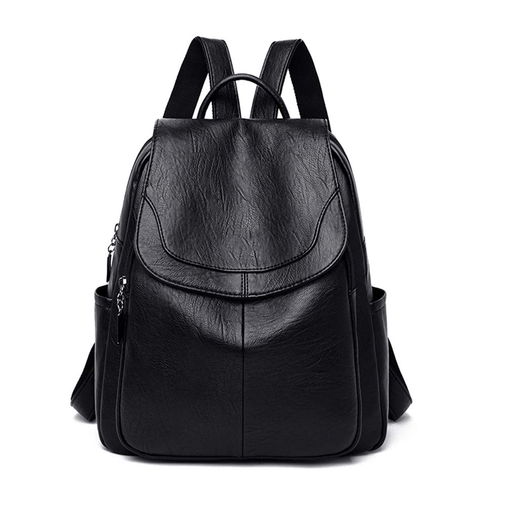 Sac à dos en cuir souple pour femmes grand format étanche contre le vol
