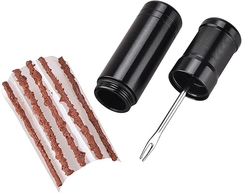 NOTRAK Kit de reparación de neumáticos de automóvil, herramienta de vapor de válvula, herramientas de reparación de pinchazos de neumáticos planos,