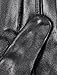 May&Maya Women's Fashion five-finger real leather half gloves (L, Black)
