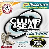 Arm & Hammer Clump & Seal Lightweight Unscented Clumping Cat Litter, 9 lbs.