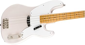 Amazon.com: Squier Classic Vibe 50s Precision Bass, White