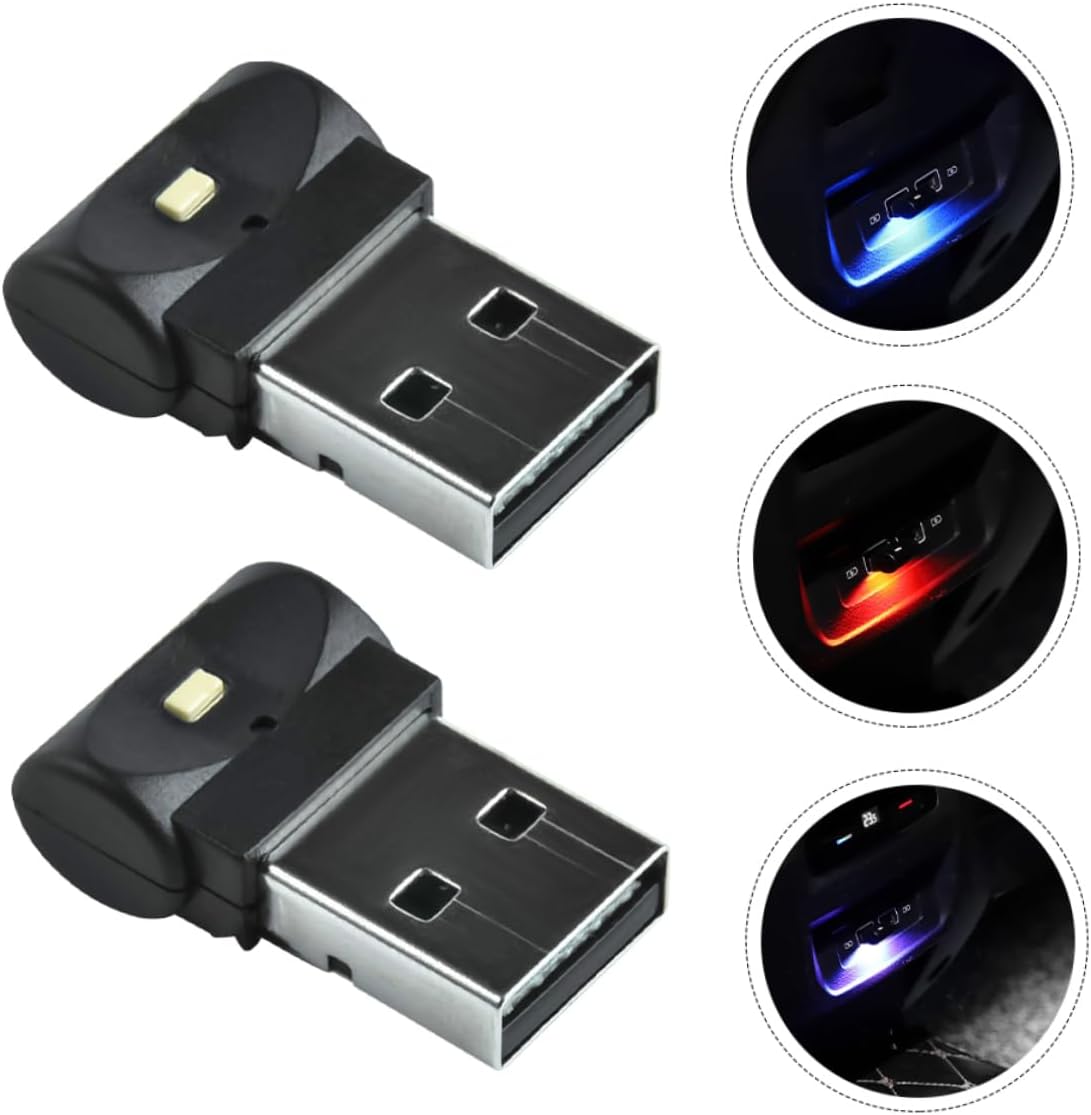 6pcs Led Interior Car Lights Usb Atmosphere Lamps Car Decor Led Lights Vehicle