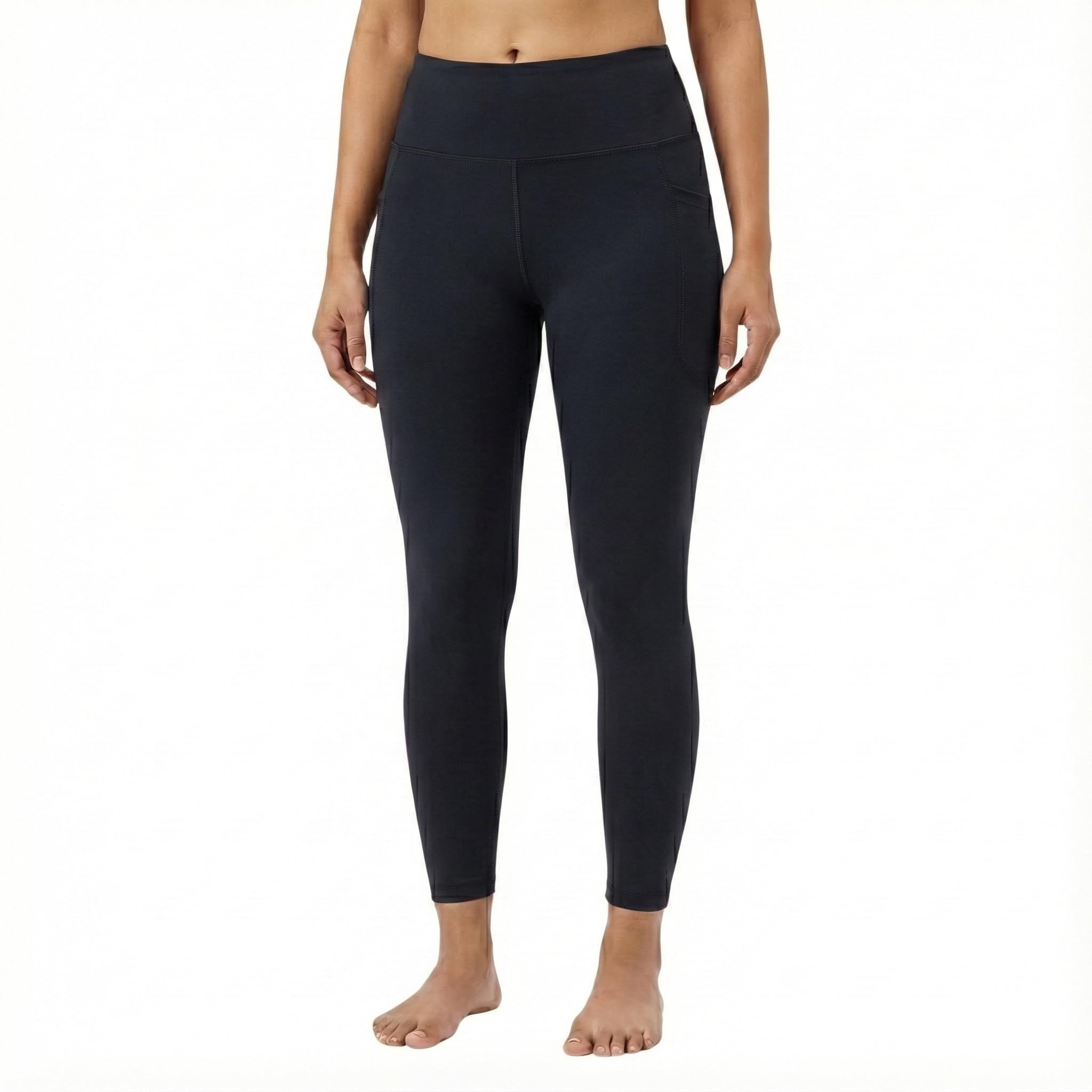 Women’s High-Waist 7/8 Leggings with Single Pocket | Comfort Fit for Gym, Yoga & Everyday Wear-image-13