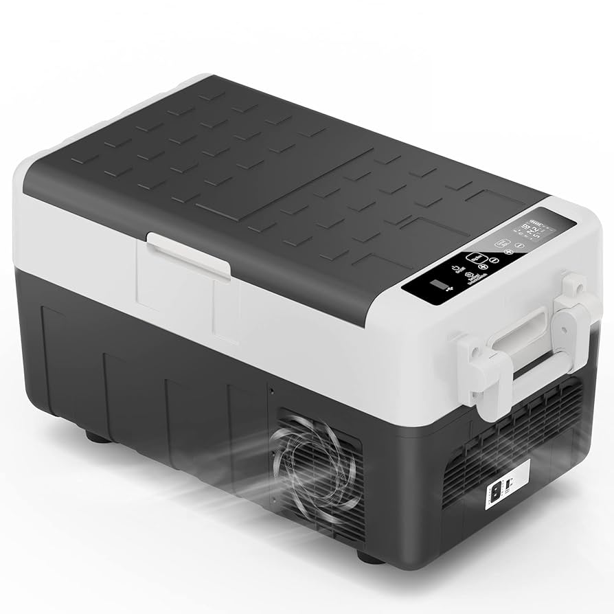 Amazon.co.jp: 「SUNPIE」車載冷蔵庫 30L 2室独立温度制御