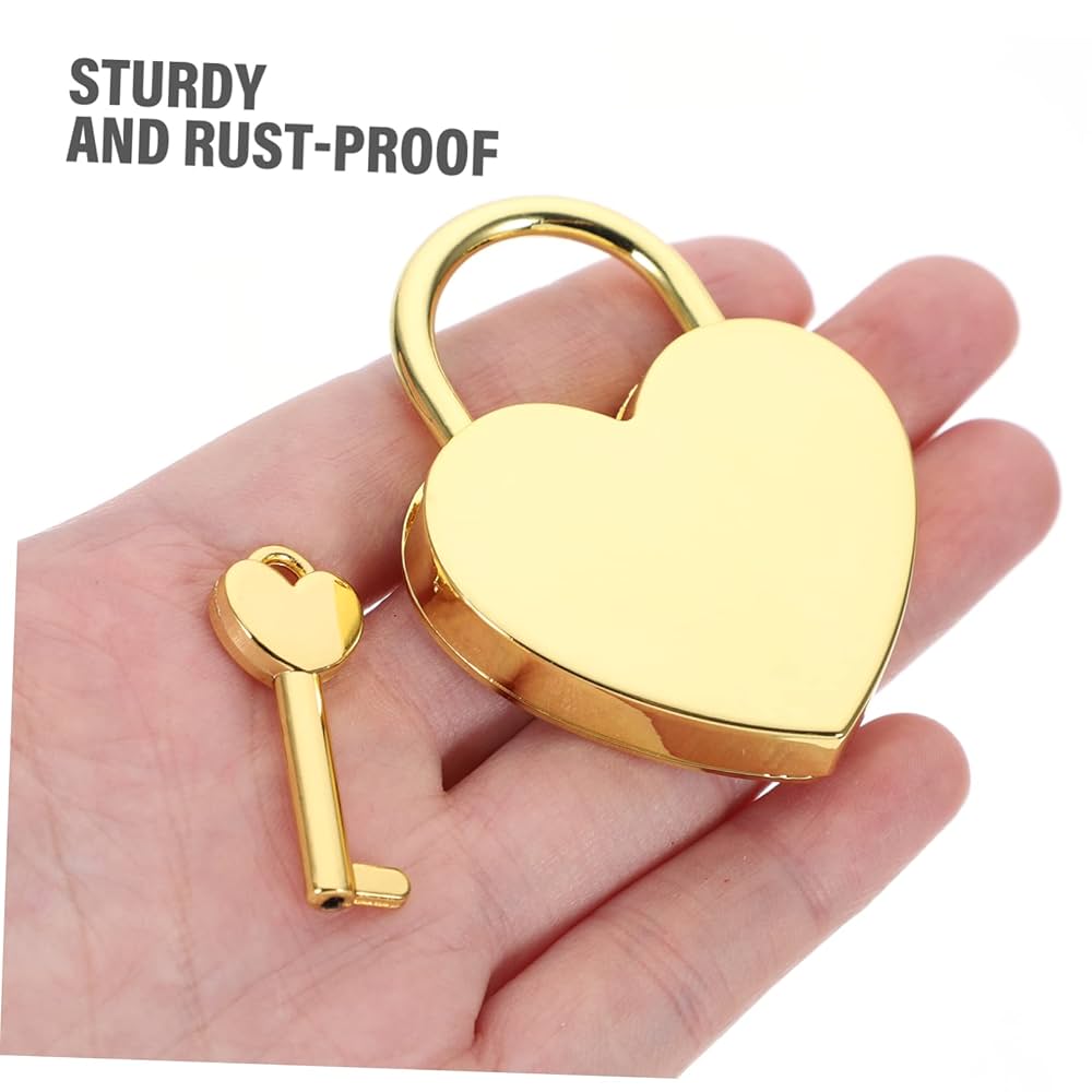 Amazon | ハートロック ラブロックハート南京錠 ミニかわいい