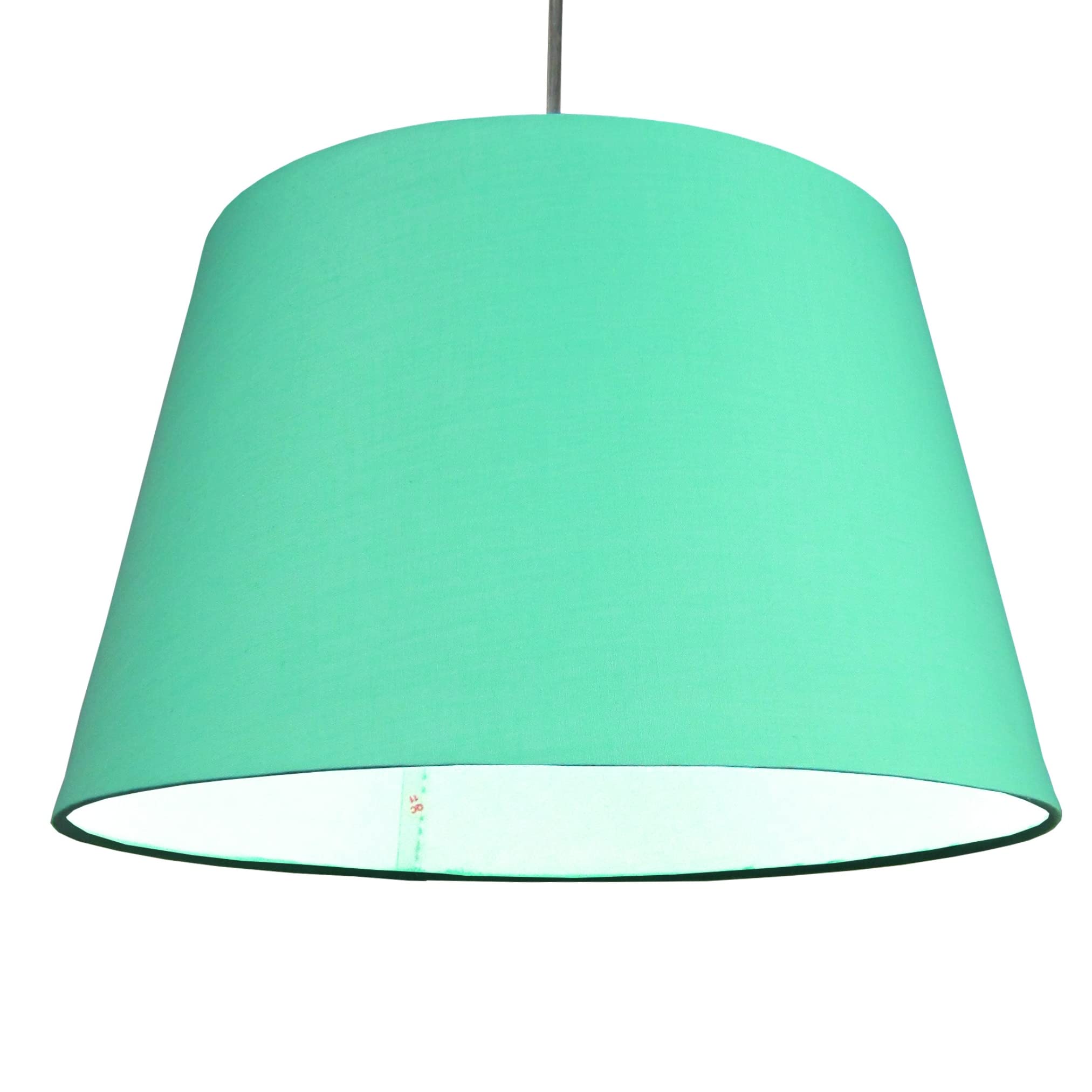 Loxton Lighting Duck Egg Cotton Drum Lampshade Pendant - (12Inch 30Cm Dia) (Duck Egg)