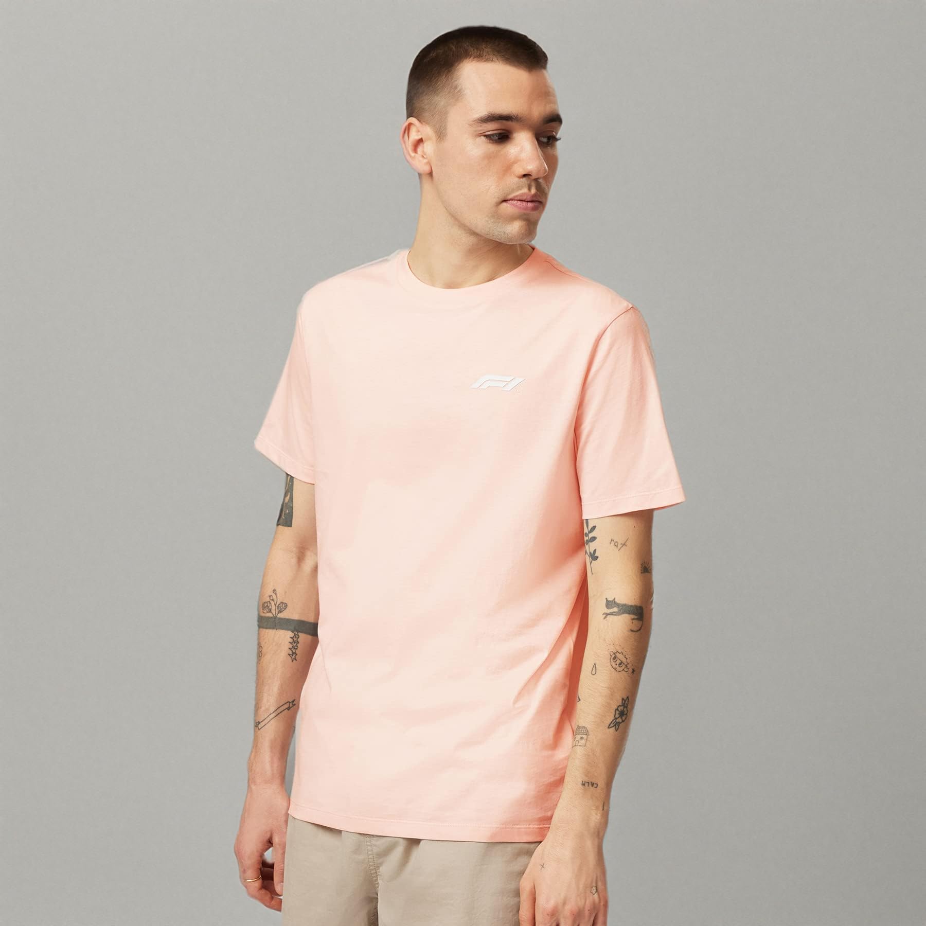 Formel 1 – Offizieller Merchandise-Artikel – F1 Pastel T-Shirt – Unisex, Pink, XXL