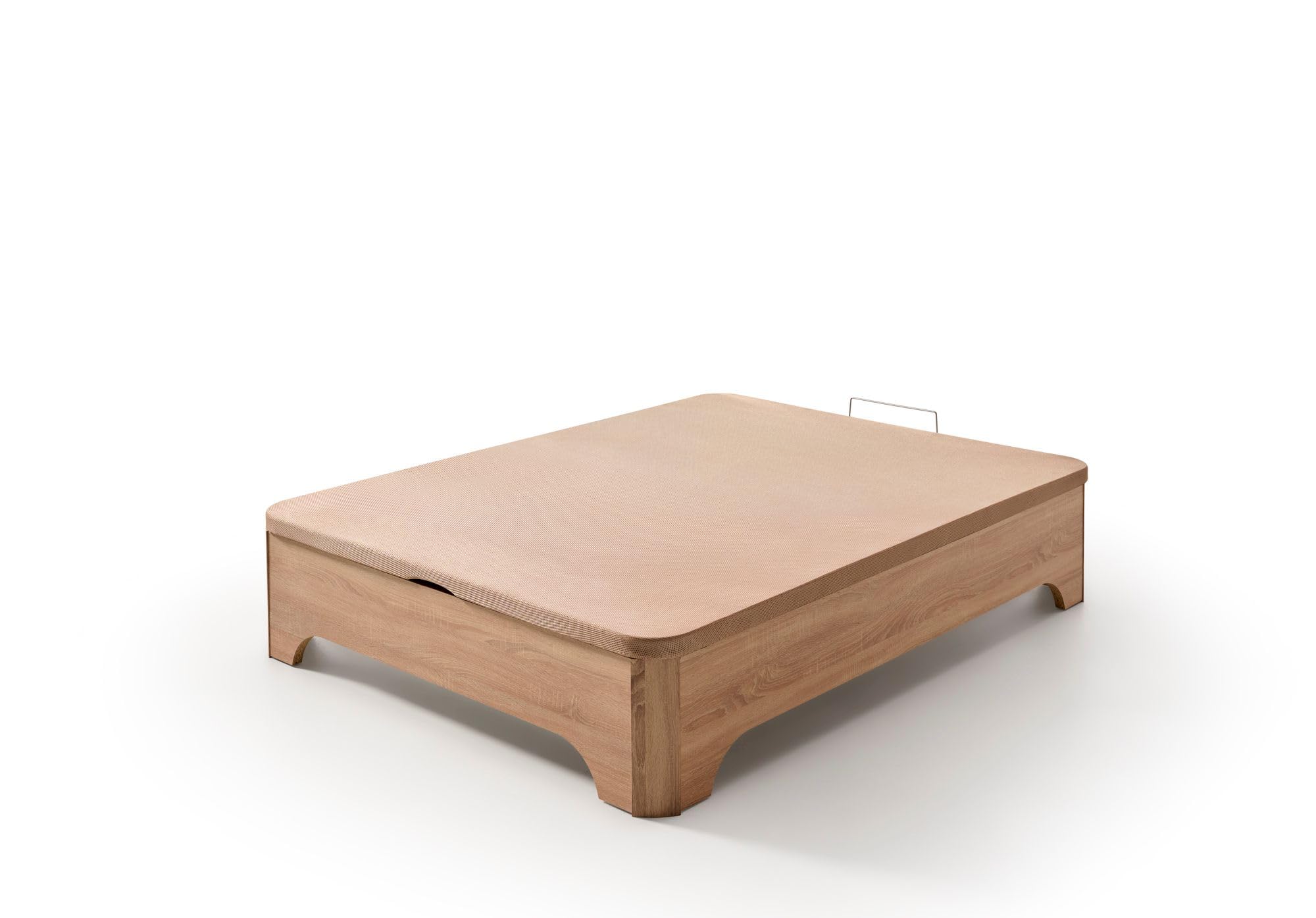 Matris - Canapé Abatible Elevado con Patas Elegance, Arcón Gran Capacidad, Base Transpirable 3D, Apertura Hidráulica, Estructura Reforzada, Varios Tamaños y Colores - con Montaje