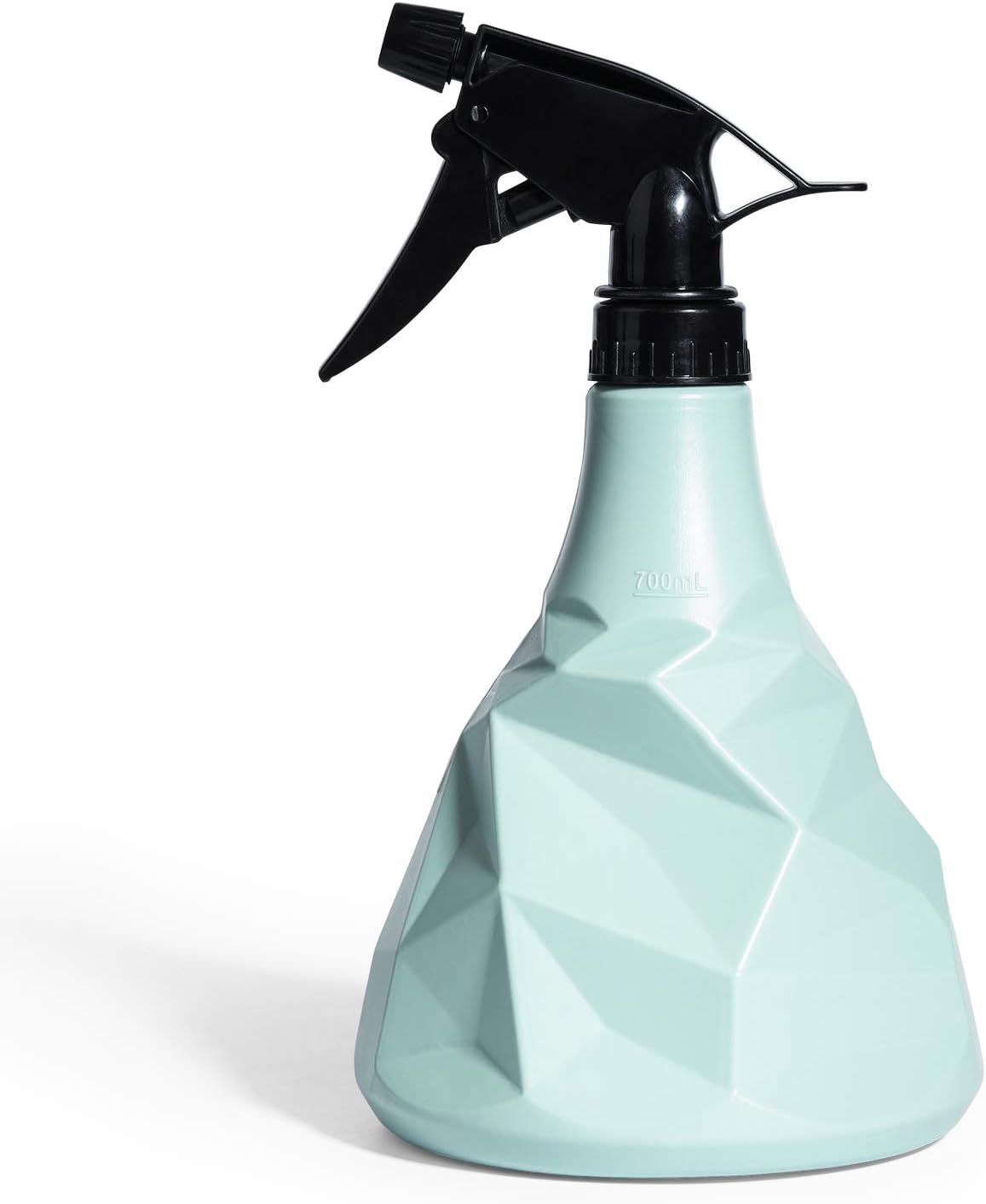 T4U Plant Mister Spray Bottle Plastic 23oz Fine Mist Blue, Adjustable Nozzle Trigger Bottle Indoor Outdoor Use Watering Can for House Plants Potted Flowers Herbs Bonsai Orchids