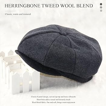 Cappelli Newsboy Classici, Cappelli Piatto Newsboy in Due Taglie per Uomo e Donna, Cappello Baker Boy alla Moda Beret