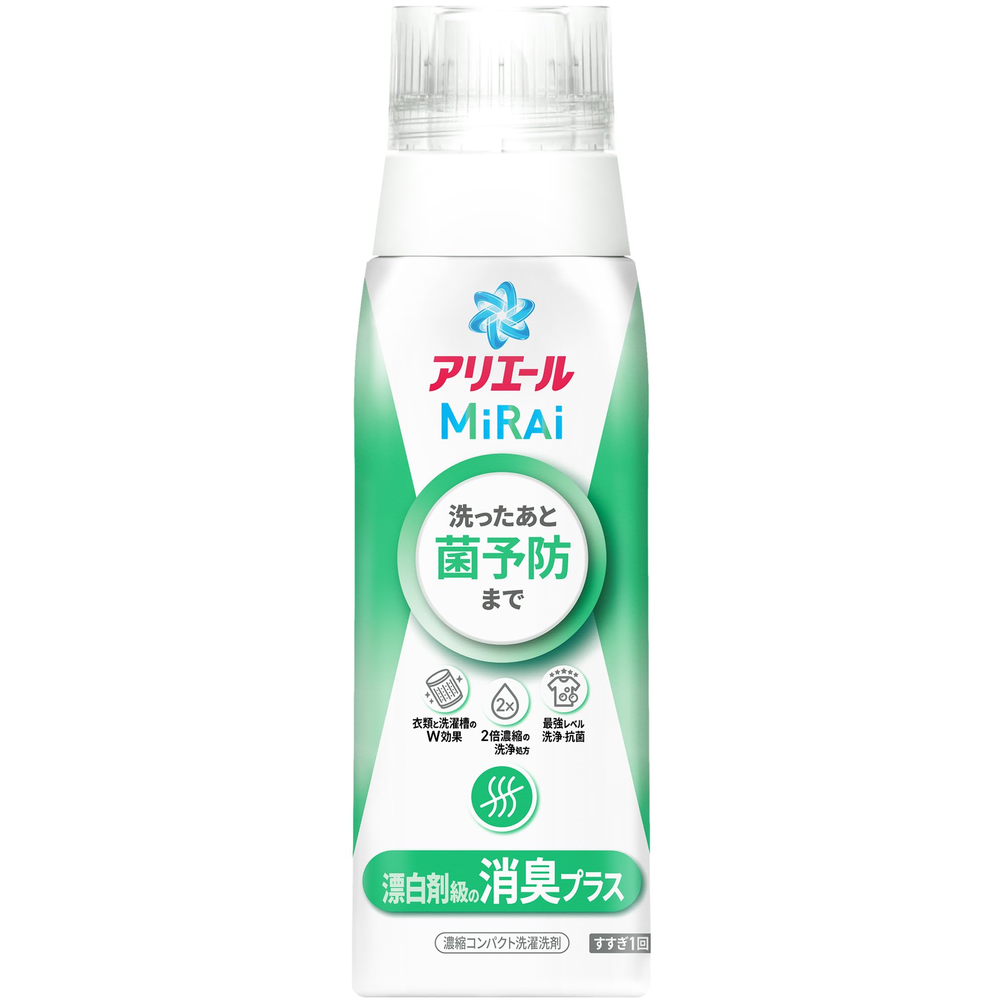 アリエール MiRAi 洗濯洗剤 漂白剤級の消臭プラス つめかえ 640g Amazon | アリエール MiRAi 洗濯洗剤 濃縮 漂白剤級の消臭プラス