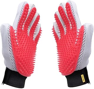 Marchul Pet Grooming Glove, Dog Grooming Brush Glove with 260 Tips, Cat Massage Glove for Long/Short Hair, Efficient Pet Hair Remover Glove for Cat, Dog, Horse (1 Pair) product image