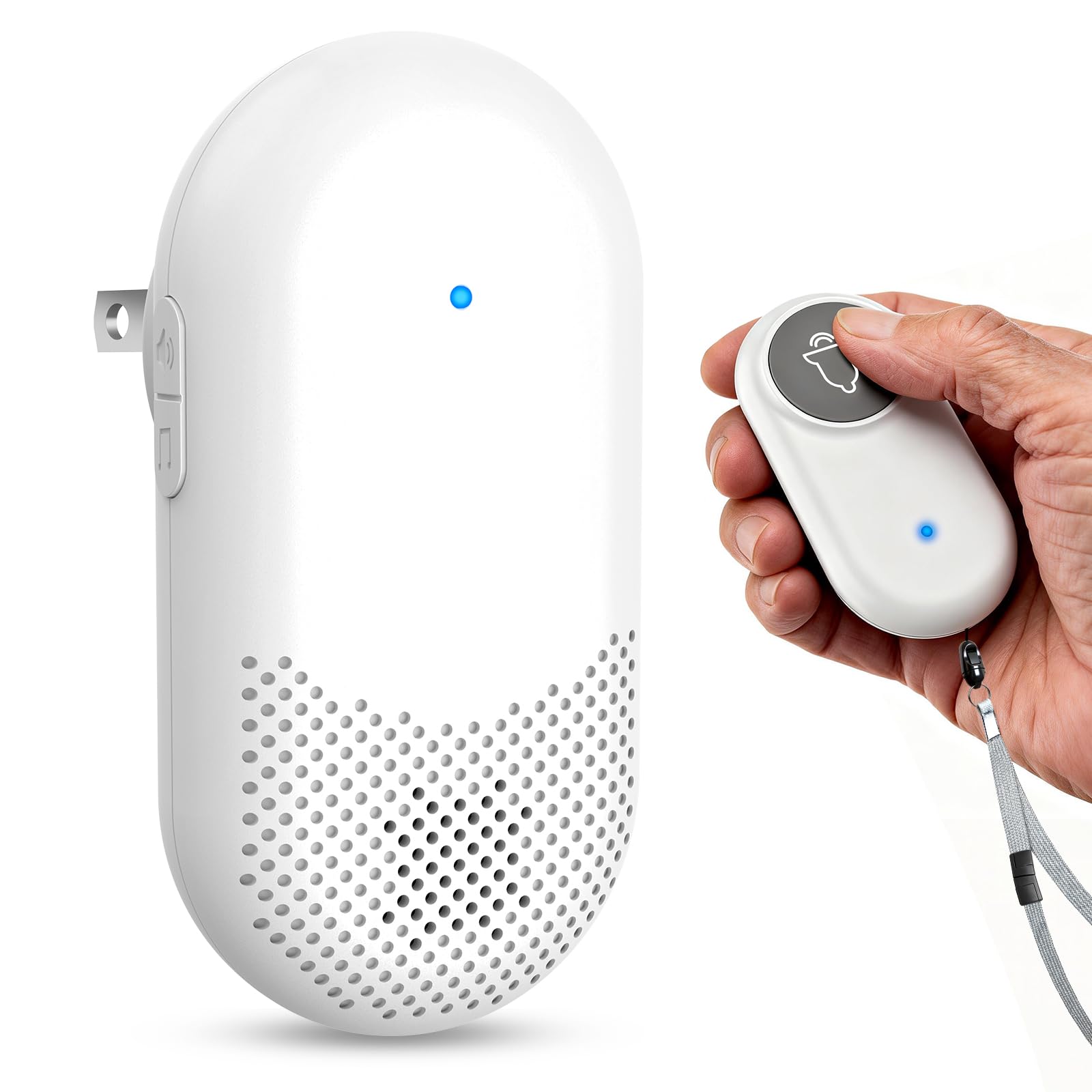 Wireless Caregiver Pager - 4000ft Range, SOS Button -1