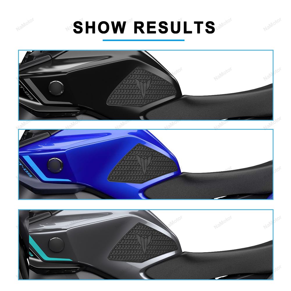 MT 09 SP Nuovo Moto Antiscivolo Side Serbatoio Adesivi Impermeabile Pad Gomma Adesivo Per MT-09 MT09 SP 2024