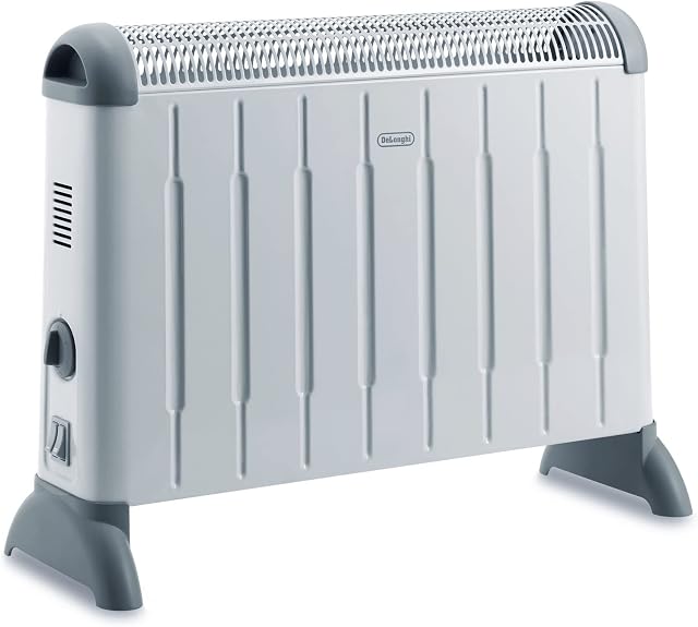 De'Longhi Grzejnik, 700 W, 230 V, Biały/Szary, 54.2 x 10.6 x 40 cm; 2.8 kg, 1 Sztuka