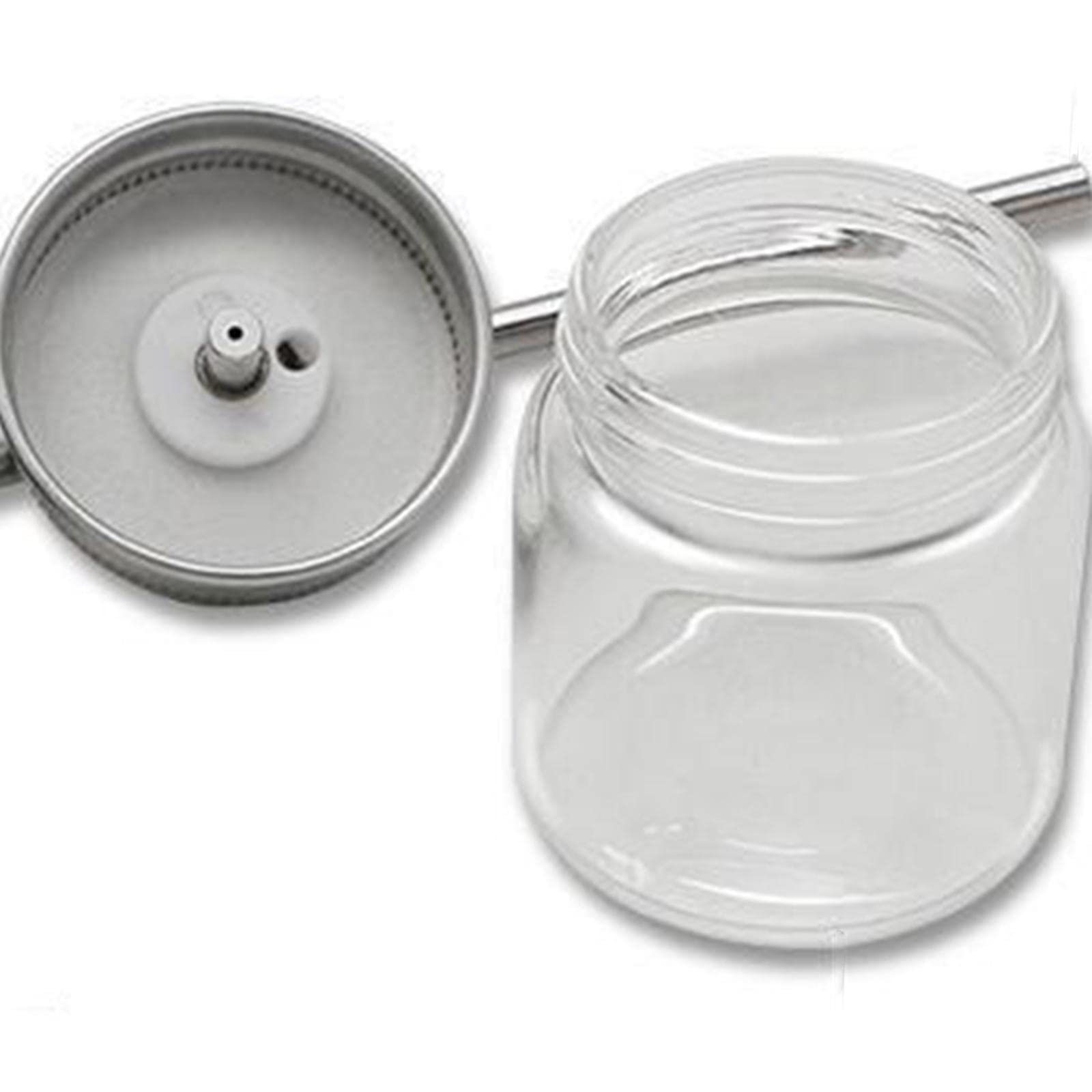 Jojomis Pack of 2 Aluminum Caps Talc Powder Blower Puffer Barbers Talcum Dispenser Bottle