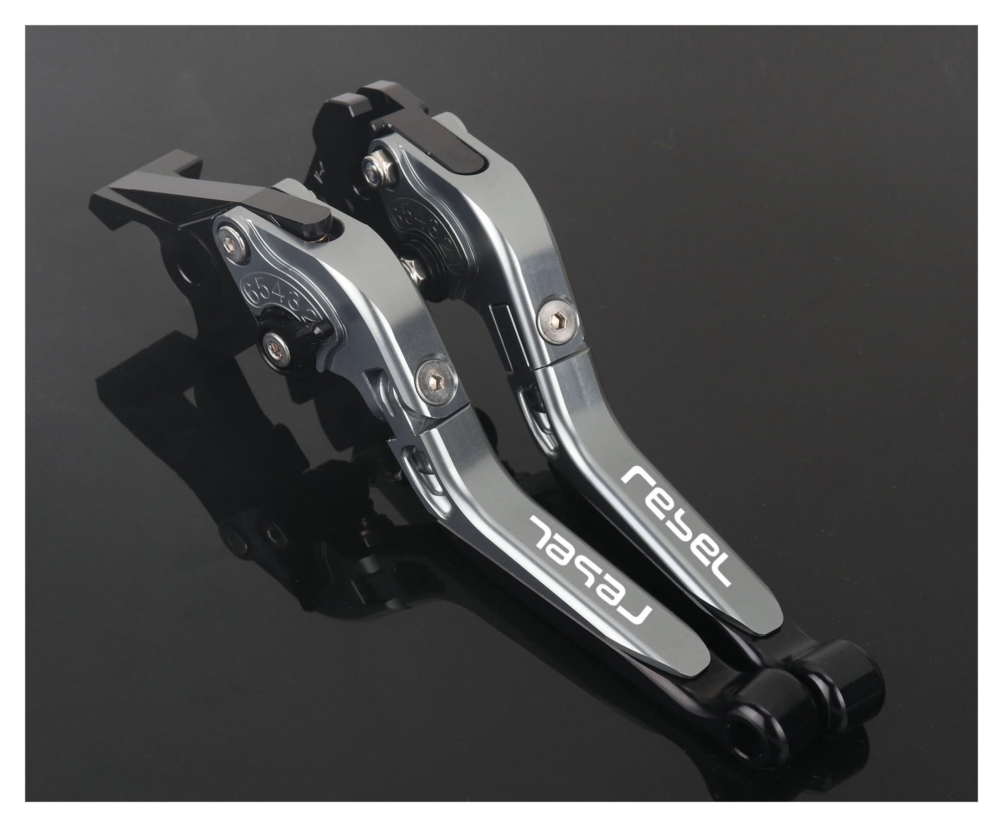 Lijiurger Gray Motorcycle Clutch Lever For Cm/Cmx For Rebel 300/500 Cmx500 Cm500 2016-2024 Motor Brake Lever Clutch Set Adjustable Folding Handle Guard Levers