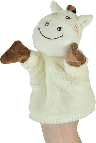 Miniatura 18 de Qaba Juguete de caballo mecedora para niños, balancín con canción de cuna, títeres de mano y tela de felpa suave para niños de 18 a 36 meses, gris