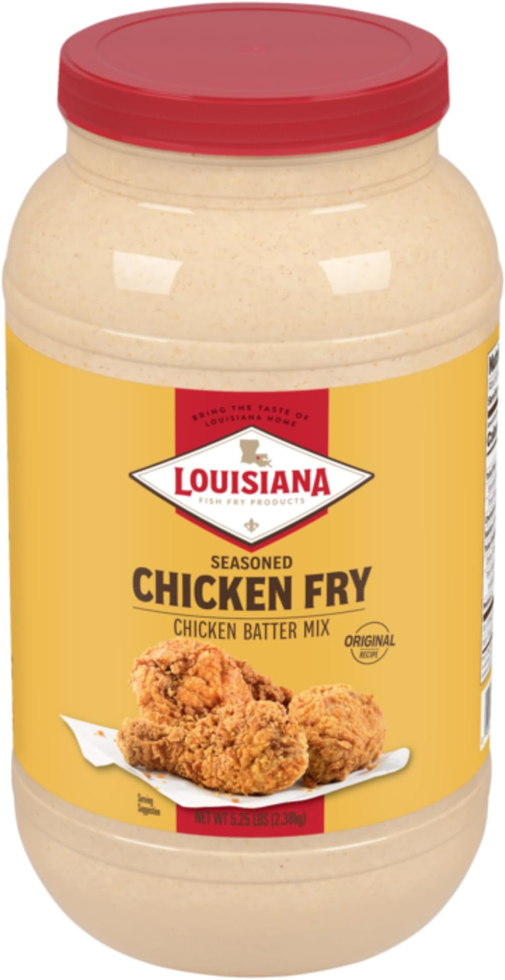 LOUISIANA Fish Fry Products Seasoned Chicken Fry 1 Gallon (5.25 lbs)