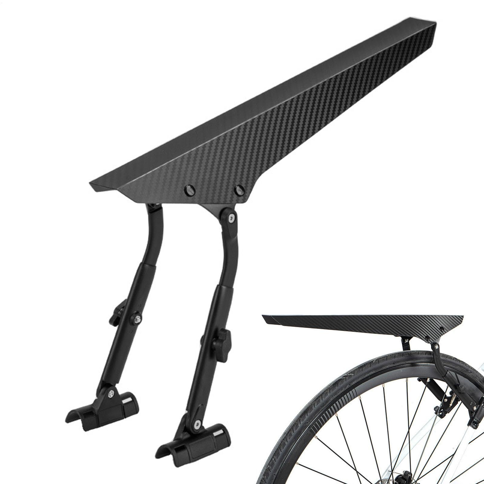 Guardabarros de ciclismo ajustables para evitar salpicaduras de agua y lodo 8