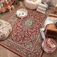 新品　ペルシャ柄　アクセントラグ ピンク　裏滑りどめ付　140×200 61IN8Vzyc5L._SS200_.jpg