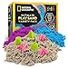 Produktbild Blue Marble National Geographic Spielsand-Kombi-Pack mit je 907 g, Blau, Lila und Natursand mit Schlossformen, eine sensorische Aktivität, 2,7 kg