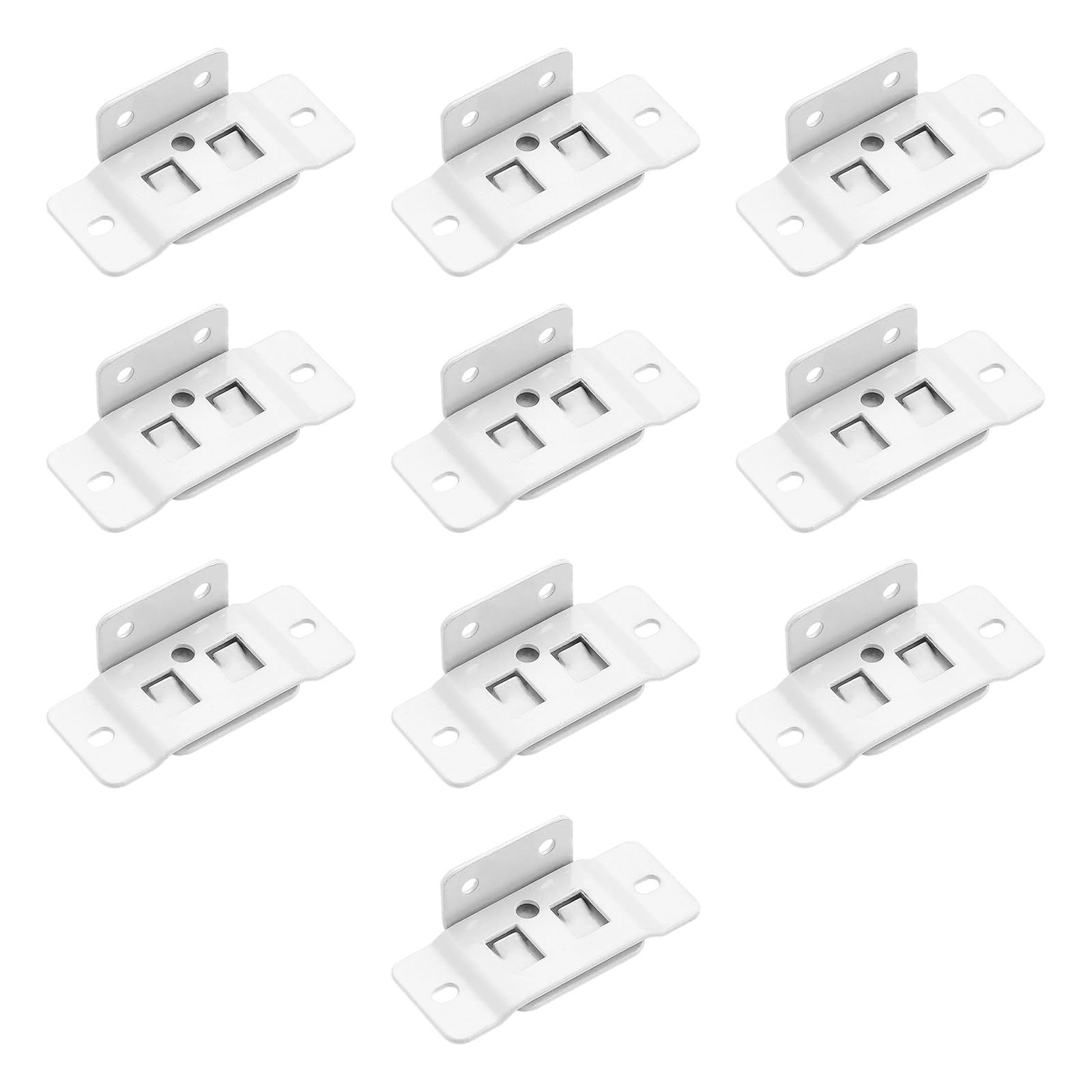 L Shaped Shelf Brackets Heavy Load Bearing Metal Joints Erosion Resistant Bathroom Hardware Simple Installation 10pcs Strong L Brackets for Shelves