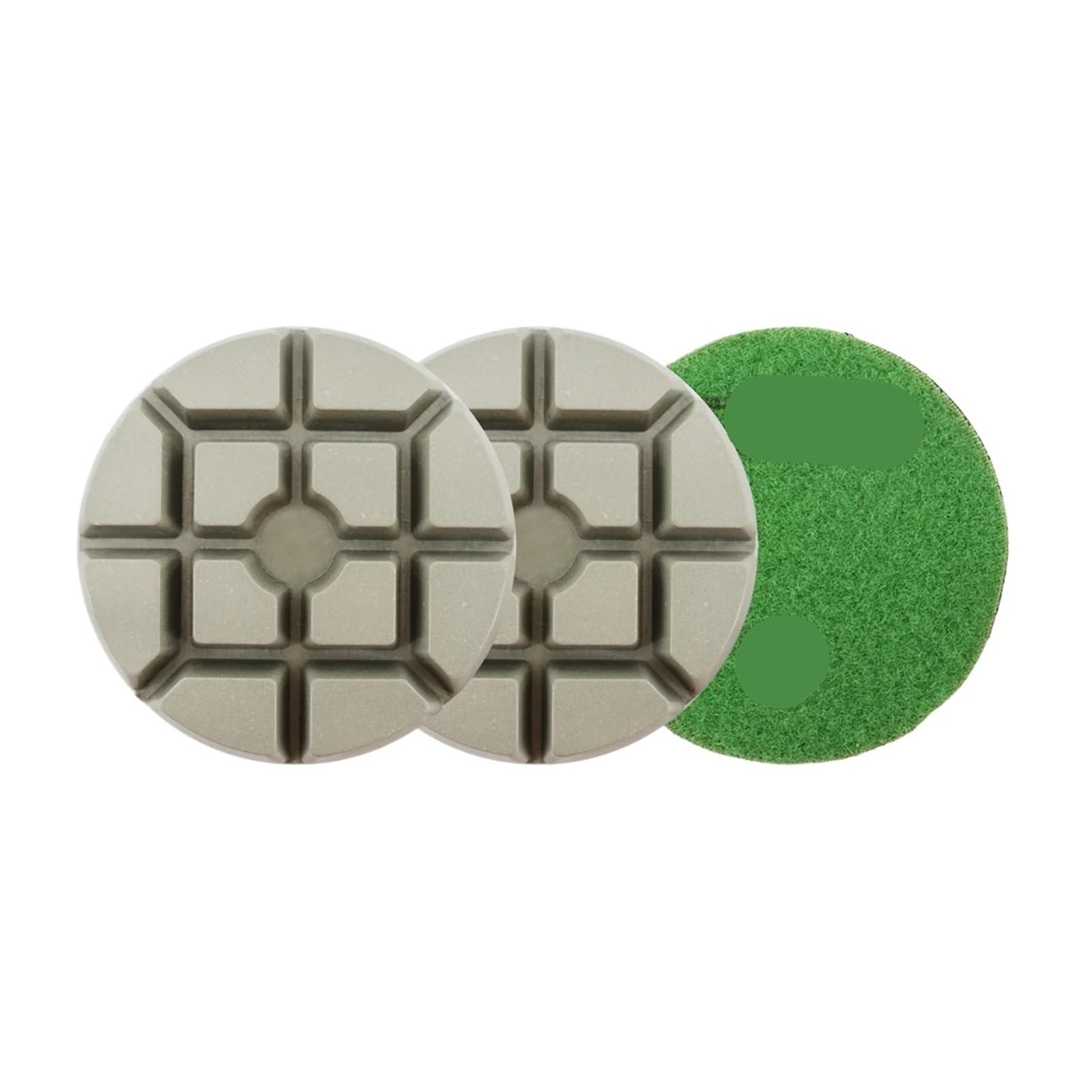 Polierpad-Set, universelle Passform, 80 mm, Bodenoberflächenbehandlung | 9 Stück Schleifscheiben for Bodenrenovierungs- und Oberflächenreparaturarbeiten(9pcs grit 100)