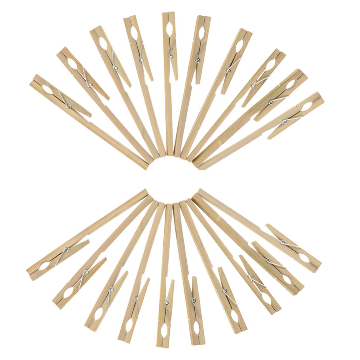 Hemobllo Pinzas para Tubo de Ensayo de Bambú Beige Mango Largo y Diseño Ligero, 20 Piezas para Uso en Laboratorio y Escuela